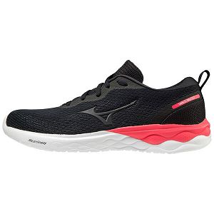 Tenis Para Correr Mizuno Wave Revolt Mujer Negros/Blancos/Rosas | Mexico-921843